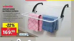 Lidl Vileda závěsný sušák na prádlo express nabídka