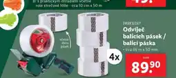 Lidl Odvíječ balicích pásek / balicí páska nabídka