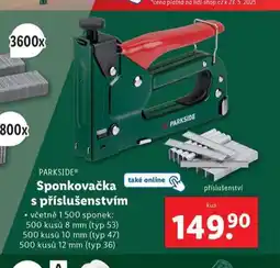Lidl Sponkovačka s příslušenstvím nabídka