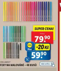 Lidl Fixy na malování nabídka