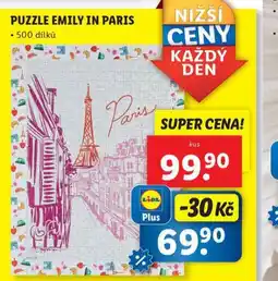 Lidl Puzzle emily in paris nabídka