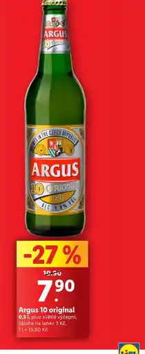 Lidl Pivo argus 10 original nabídka