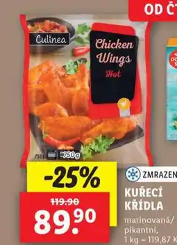Lidl Kuřecí křídla nabídka