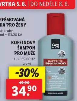 Lidl Cen men kofeinový šampon pro muže nabídka