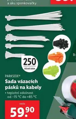 Lidl Sada vázacích pásků na kabely nabídka