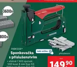 Lidl Sponkovačka s příslušenstvím nabídka
