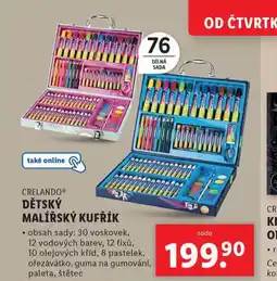 Lidl Dětský malířský kufřík nabídka