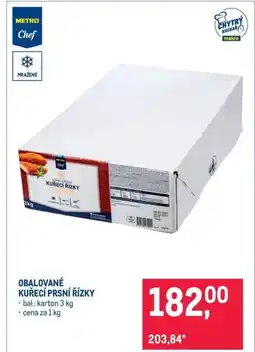 Makro Obalované kuřecí prsní řízky nabídka