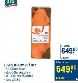 Makro Losos uzený plátky nabídka