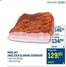 Makro Morliny anglická slanina standard nabídka
