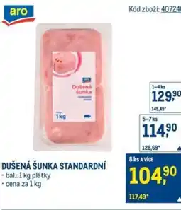 Makro Dušená šunka standardní nabídka