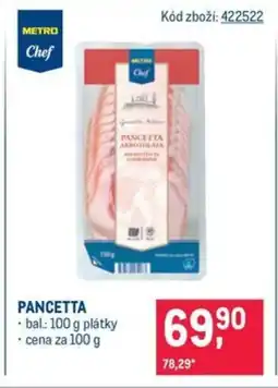 Makro Pancetta nabídka