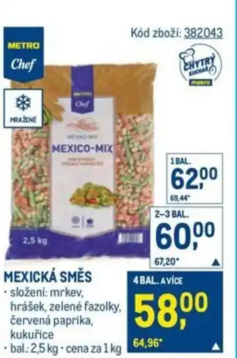 Makro Mexická směs nabídka