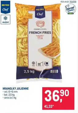 Makro Hranolky julienne nabídka