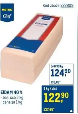Makro Eidam 40% nabídka