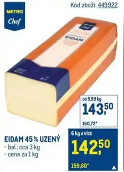 Makro Eidam 45% uzený nabídka