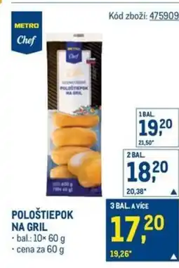 Makro Pološtiepok na gril nabídka
