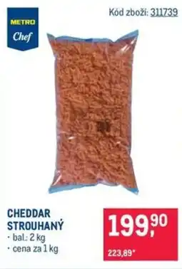Makro Cheddar strouhaný nabídka