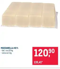 Makro Mozzarella 40% nabídka