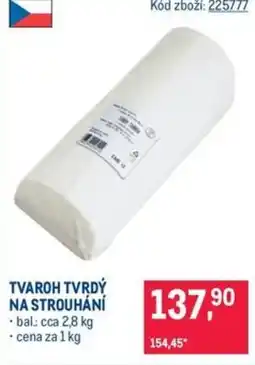 Makro Tvaroh tvrdý na strouhání nabídka
