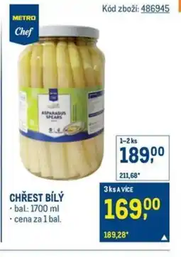 Makro Chřest bílý nabídka