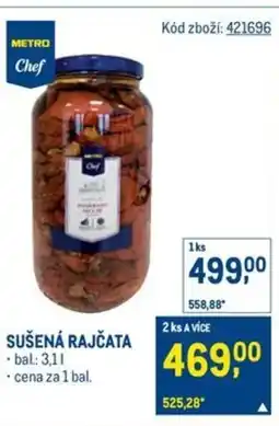 Makro Sušená rajčata nabídka