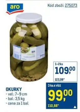 Makro Okurky nabídka