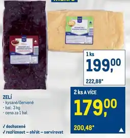 Makro Zelí nabídka