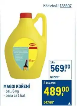 Makro Maggi koření nabídka