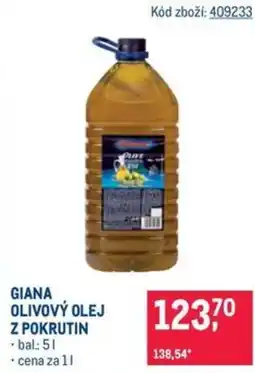 Makro Giana olivový olej z pokrutin nabídka