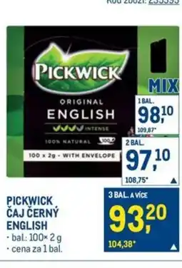 Makro Pickwick caj černý english nabídka