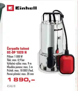 Uni Hobby EINHELL Čerpadlo kalové GC-DP 1020 N nabídka