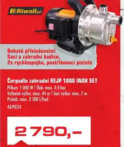 Uni Hobby Čerpadlo zahradní REJP 1000 Inox Set nabídka