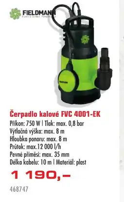 Uni Hobby FIELDMANN Čerpadlo kalové FVC 4001-EK nabídka