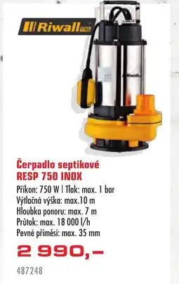 Uni Hobby Čerpadlo septikové RESP 750 Inox nabídka