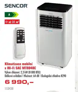 Uni Hobby SENCOR Klimatizace mobilní s Wi-Fi SAC MT8048C nabídka