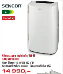 Uni Hobby SENCOR Klimatizace mobilní s Wi-Fi SAC MT1603C nabídka