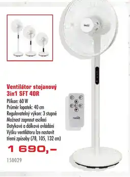 Uni Hobby Ventilátor stojanový 3in1 SFT 40R nabídka