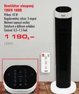 Uni Hobby Ventilátor sloupový TWFR 100B nabídka