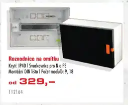 Uni Hobby Rozvodnice na omítku nabídka
