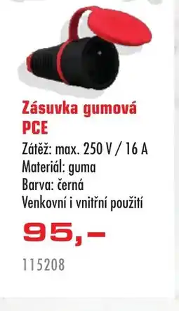 Uni Hobby Zásuvka gumová PCE nabídka