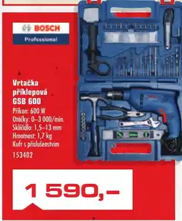 Uni Hobby BOSCH Vrtačka příklepová GSB 600 nabídka