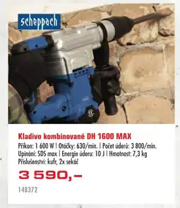 Uni Hobby SCHEPPACH Kladivo kombinované DH 1600 Max nabídka
