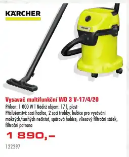 Uni Hobby KÄRCHER Vysavač multifunkční WD 3 V-17/4/20 nabídka