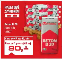 Uni Hobby BETON B20 nabídka