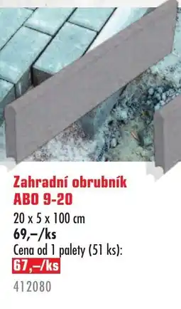 Uni Hobby Zahradní obrubník ABO 9-20 nabídka