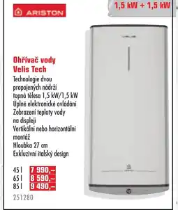 Uni Hobby Ohřívač vody Velis Tech nabídka