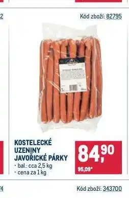 Makro Javořické párky nabídka