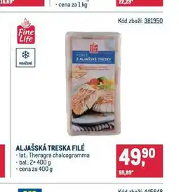 Makro Aljašská treska filé nabídka