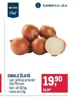 Makro Cibule žlutá nabídka